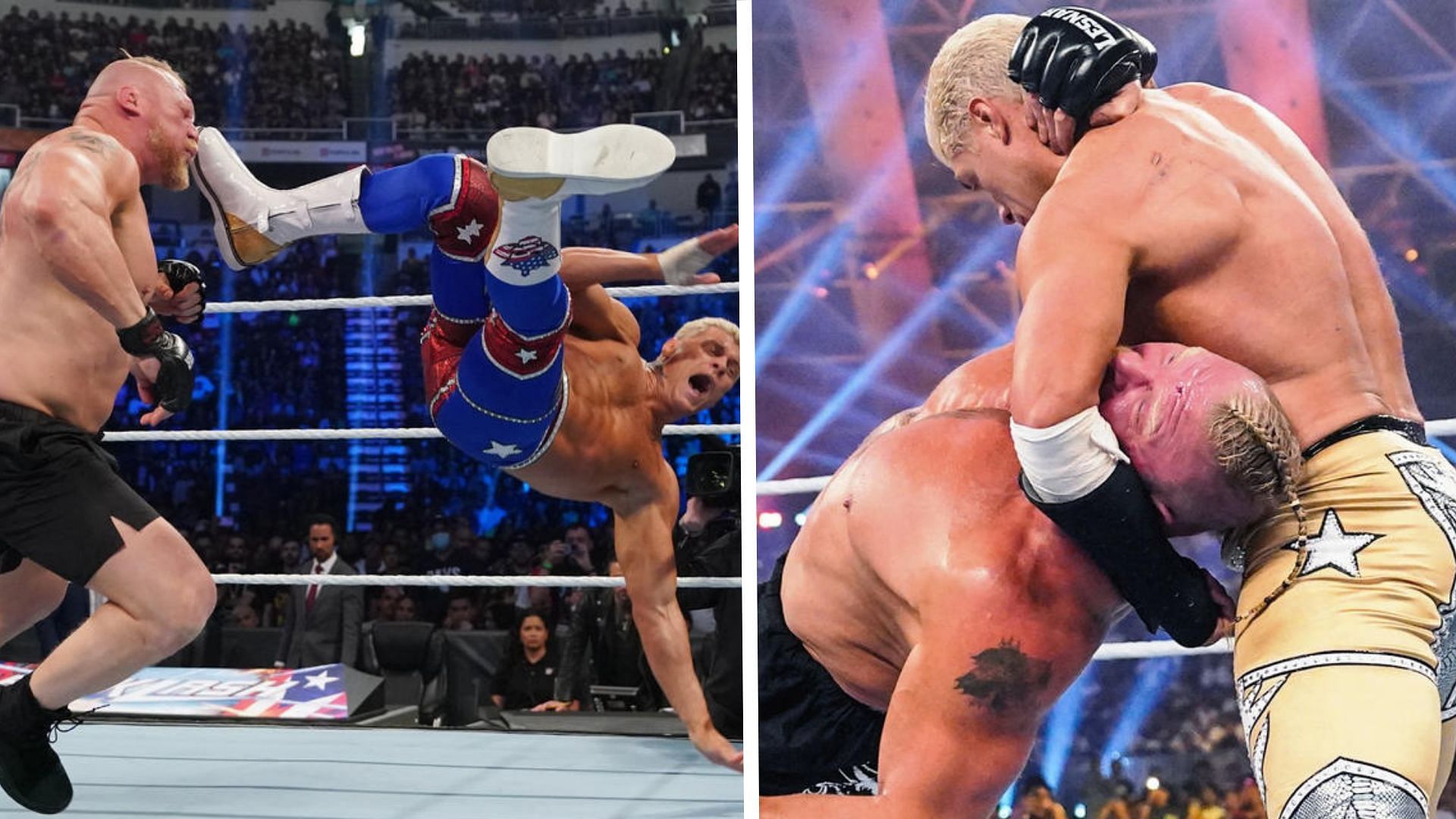 Cody Rhodes and Brock Lesnar